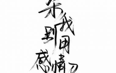 泼墨字。