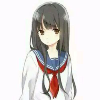 欣三岁:校服控_卡通动漫头像_我要个性网