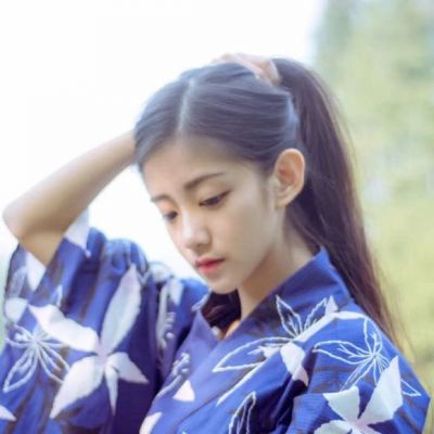 柠檬:和服少女_qq女生头像_我要个性网