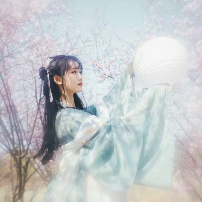 古风意境女:陌上颜如玉._qq女生头像_我要个性网