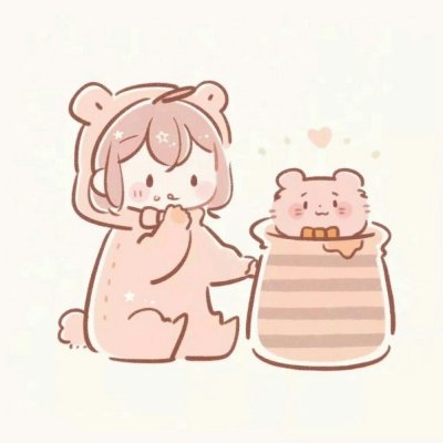 半简笔画情侣头像,愿喜