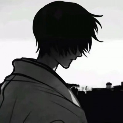 动漫黑白/高冷男头_卡通动漫头像_我要个性网