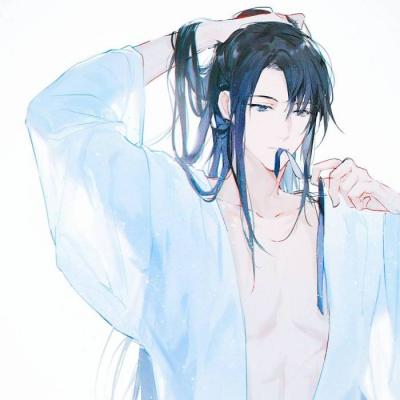 软锦:"男生古风动漫头像/男神禁欲/超好看