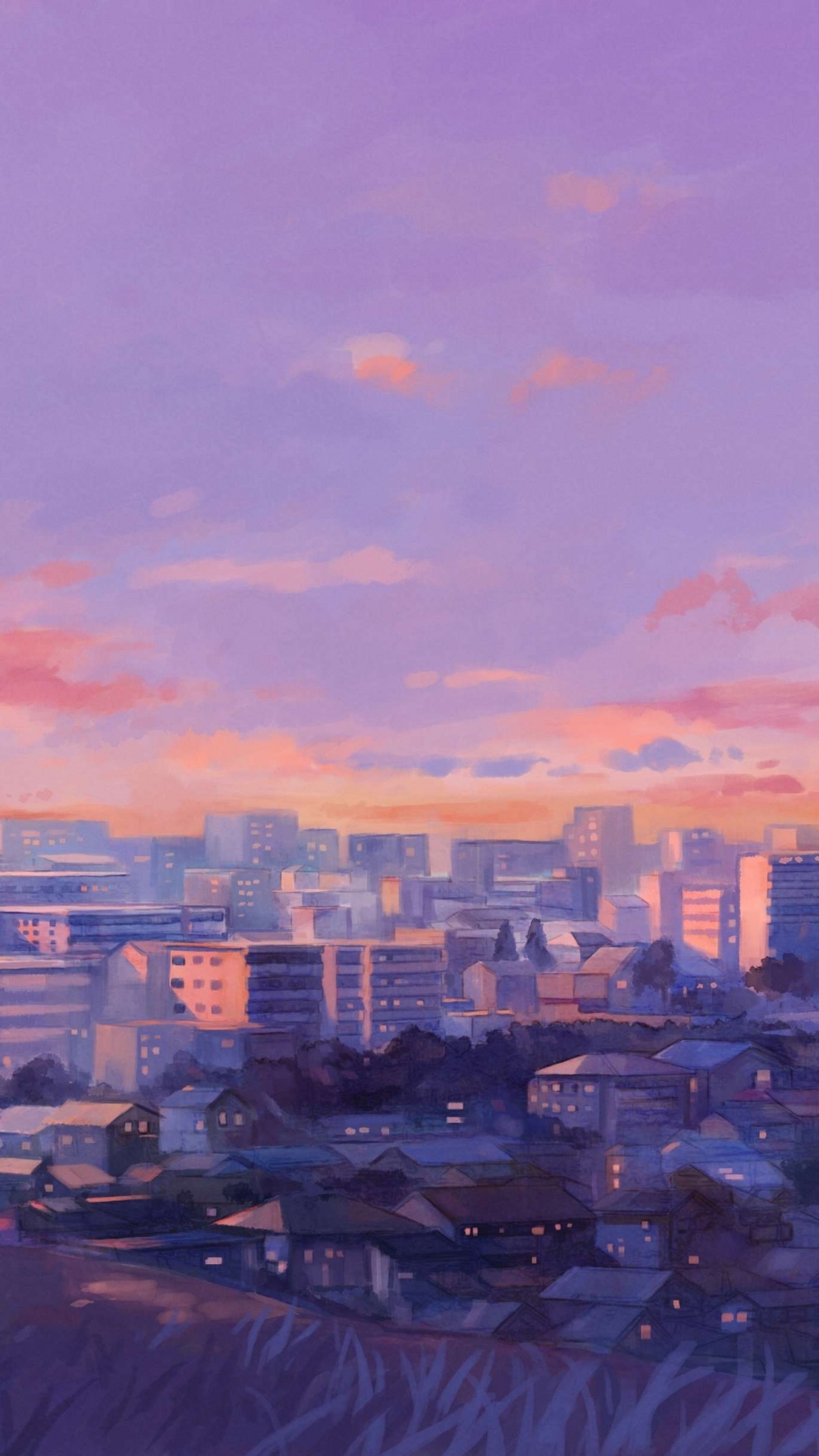紫色/天空/壁纸/背景图~?