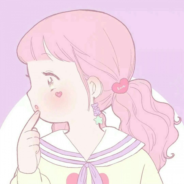 林杦/超可爱粉色系动漫女头/如果你不和我恋爱 你就永远到不了快乐