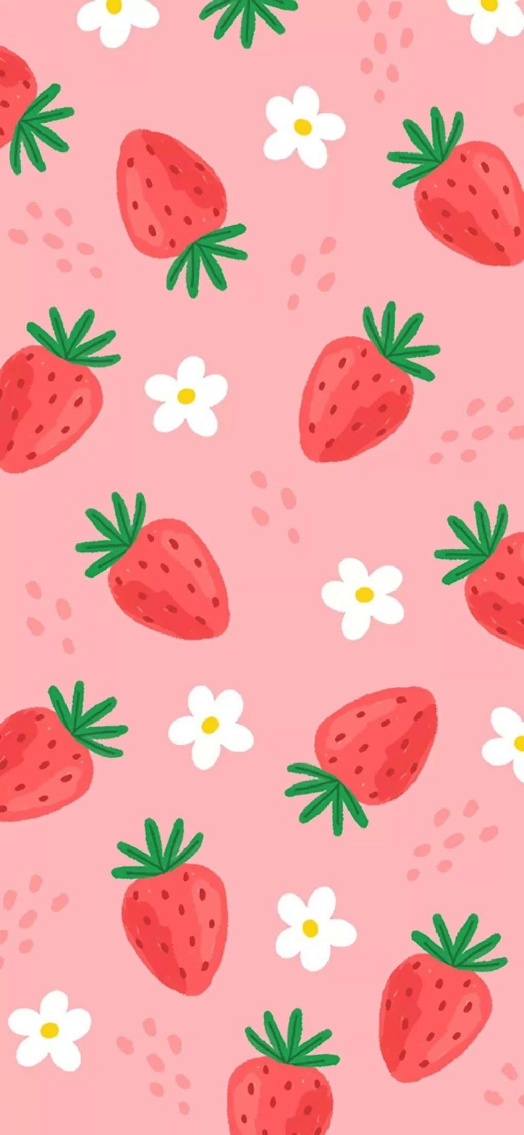 可爱很仙草莓壁纸?