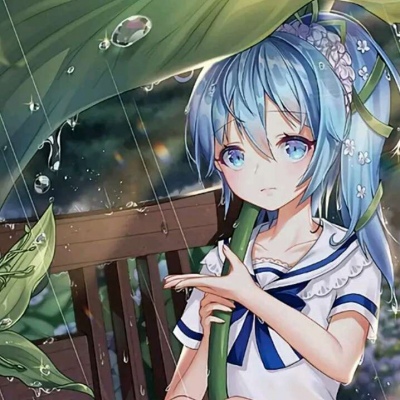 下雨自制系列女头_女生头像_我要个性网