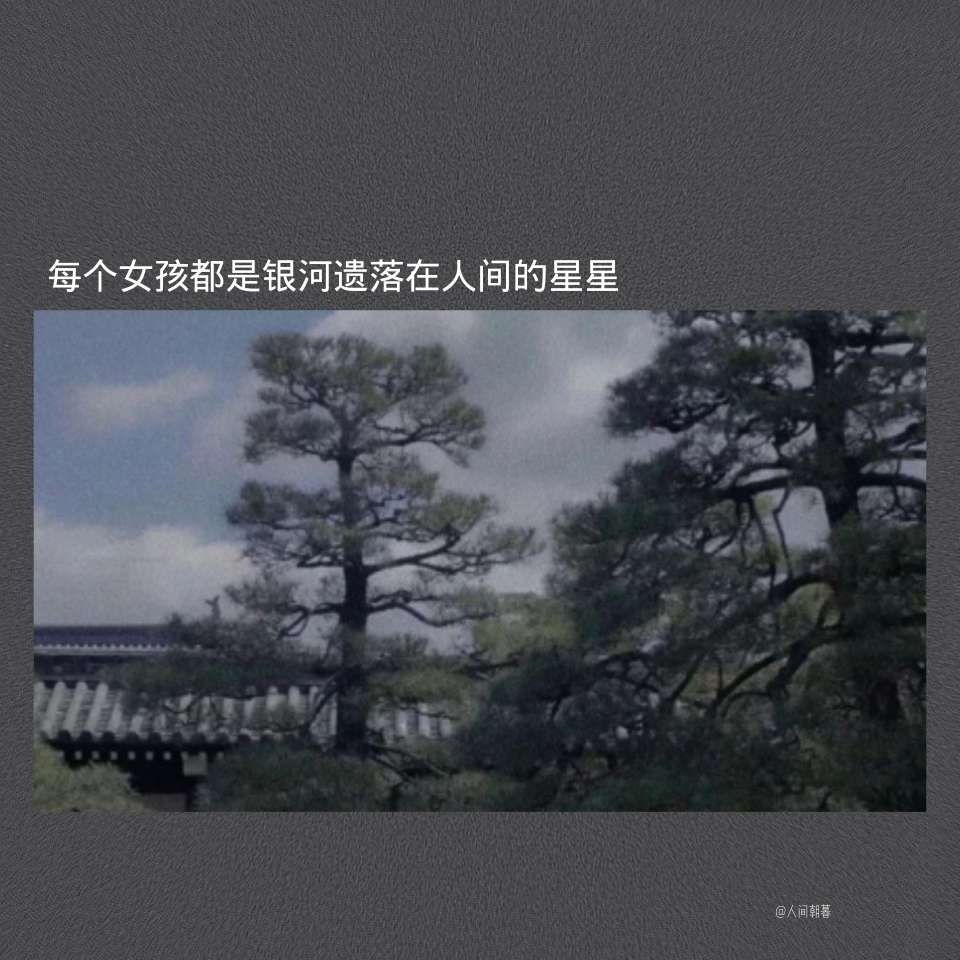 尝尽人间疾苦还要拼命留下温柔