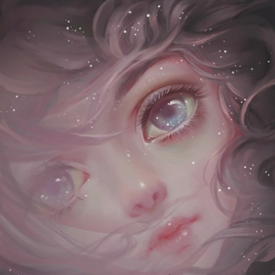 唐崎夜雨cg厚涂自截女生头像图源搜图