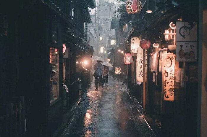 日本街道风景唯美个性背景图片