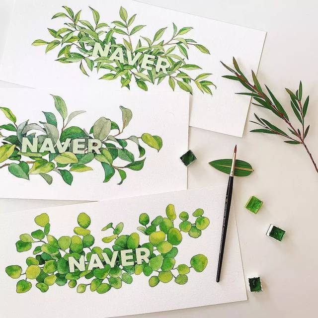 小清新/治愈系/水果植物插图