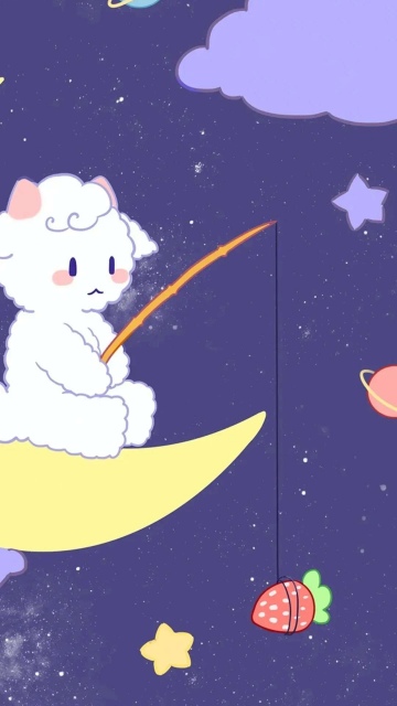 紫色系梦幻可爱壁纸