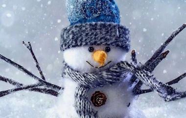 分享一组可爱雪人图片