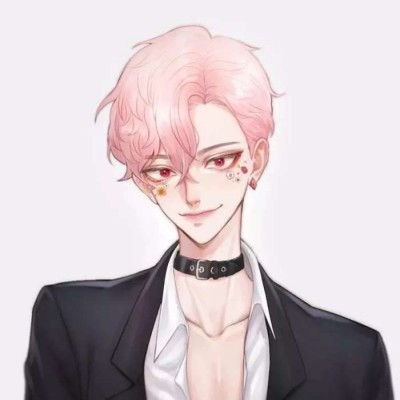 顾七兮:二次元情侣头像超甜