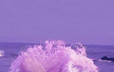 紫色海浪?