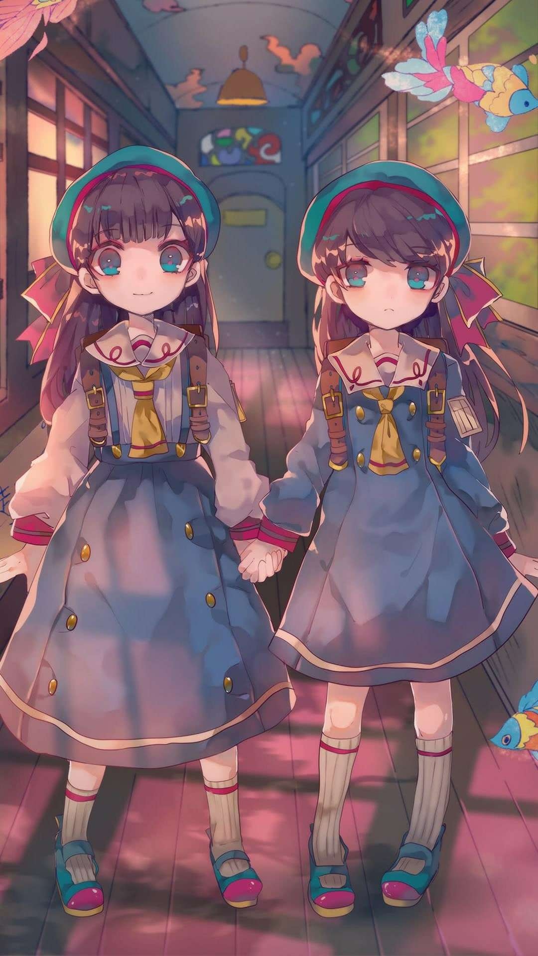 双胞胎姐妹动漫最美图片