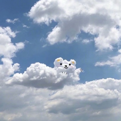 微信头像可爱云朵情侣图片