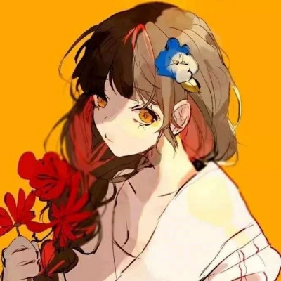 一组黄色系动漫女生头像_卡通动漫头像_我要个性网