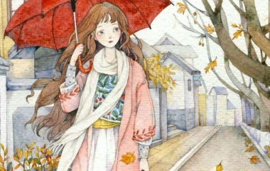 女生壁纸/手绘/想来一场说走就走的旅行