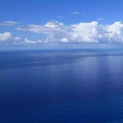 蓝色大海风景头像图片