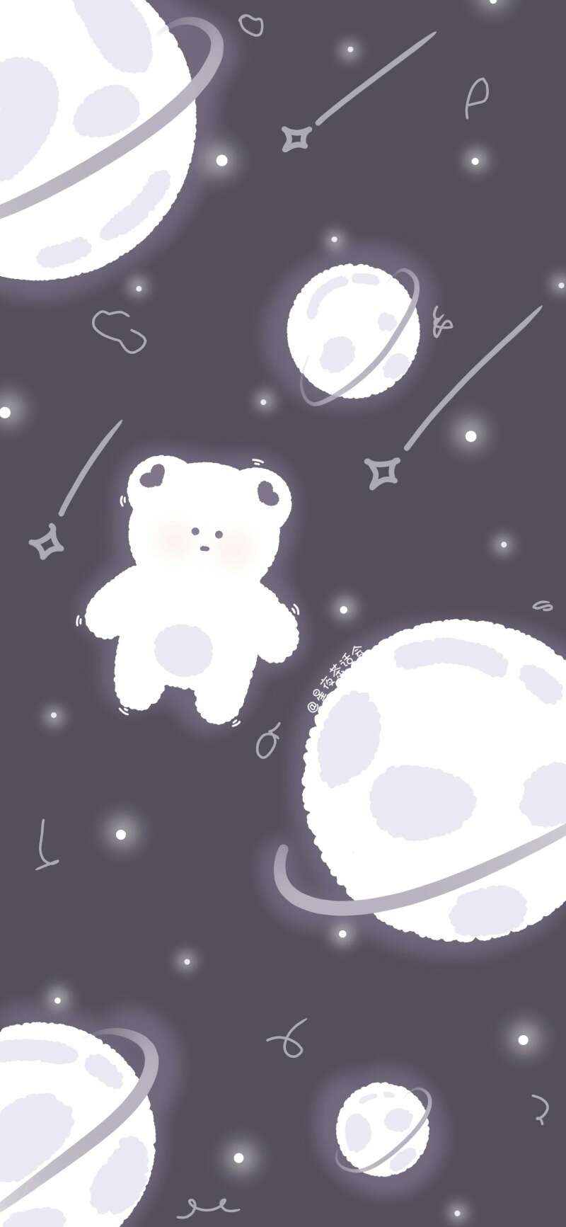 小熊星球卡通壁纸图片