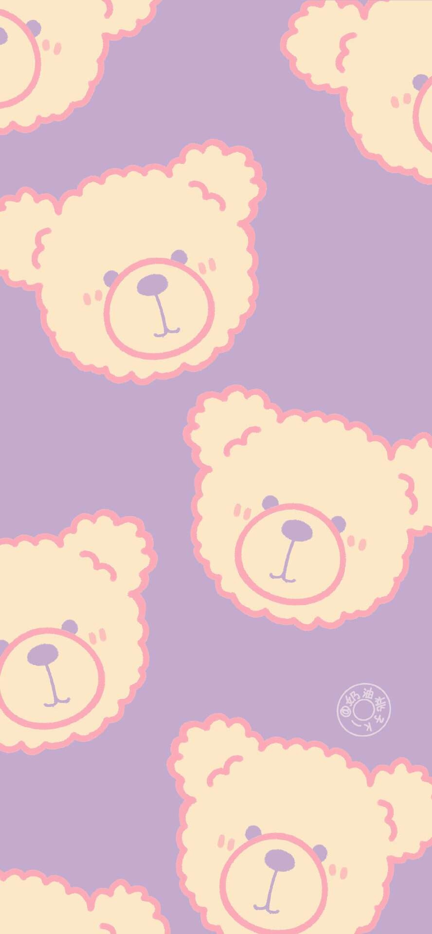 紫色小熊系列(3)/小欣