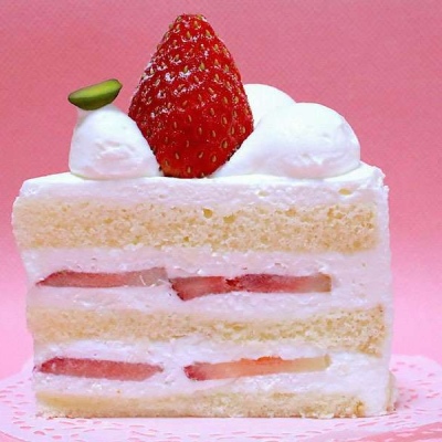 草莓蛋糕背景图