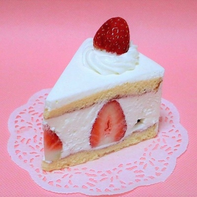 草莓蛋糕背景图