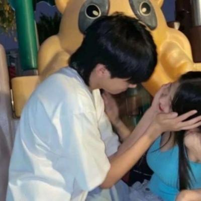 安小奈 ins唯美真人清新恩爱情头一对两张