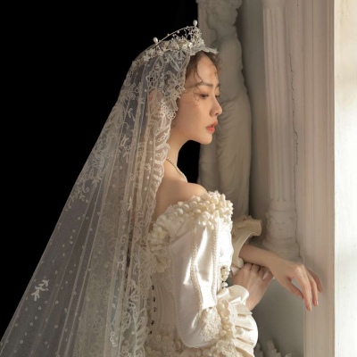 白色婚纱头像女生梦幻图片