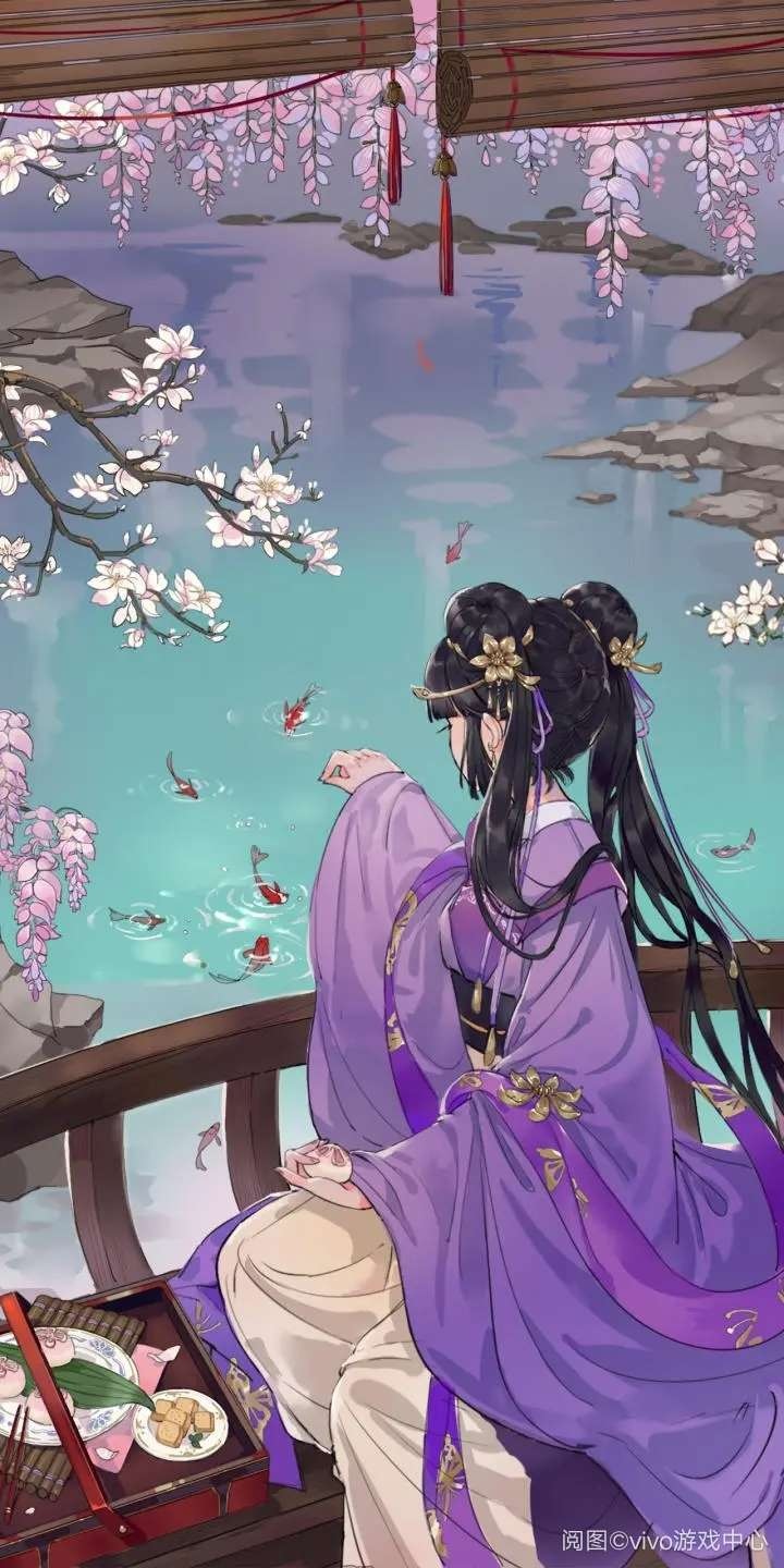 紫衣仙女动画图片