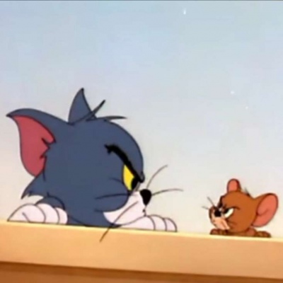 猫和老鼠情侣头像两张图片