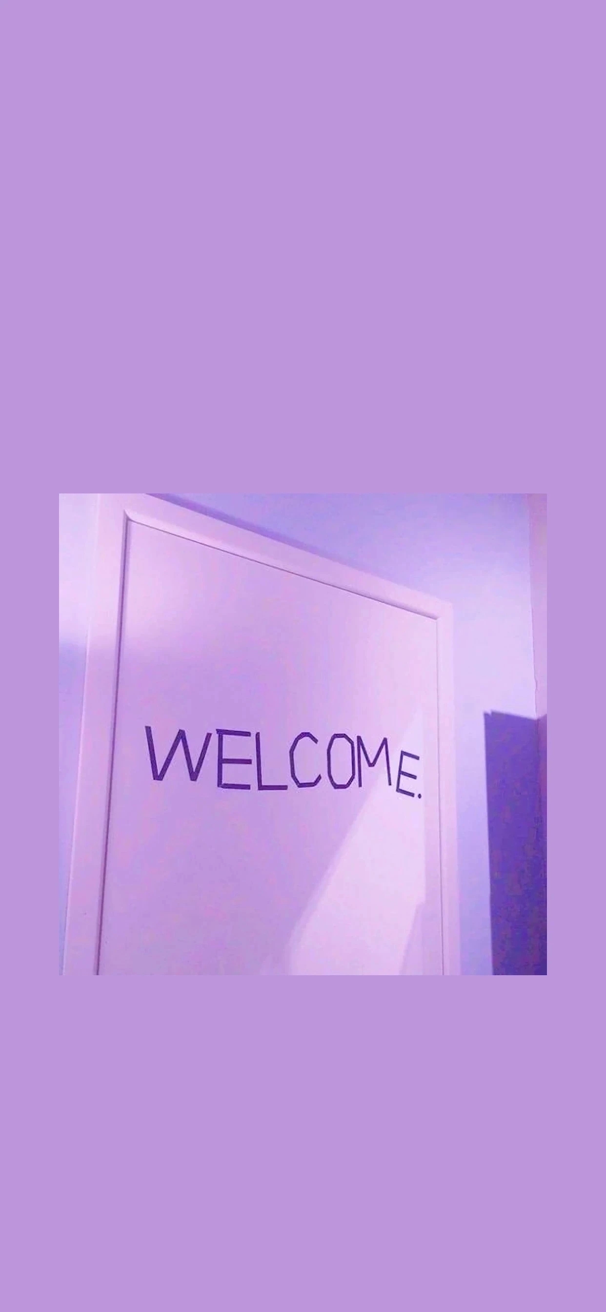 紫色壁纸可爱 文字图片