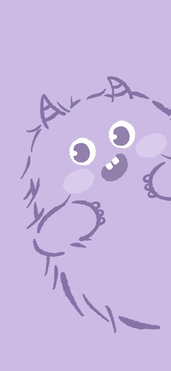 兔子壁纸可爱卡通紫色图片