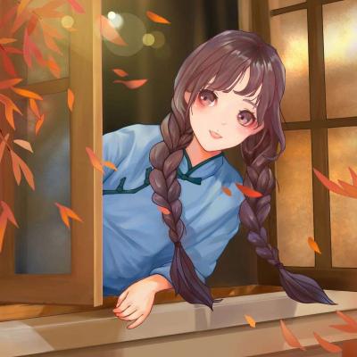 活力古风少女动漫图片