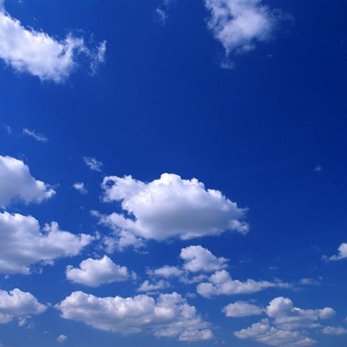 蓝天白云可爱头像图片